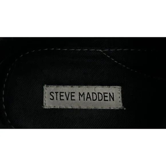 Steve Madden Men's Size 11 Harpoon Derby Oxford Black Shoes Lace-up - Picture 13 of 16